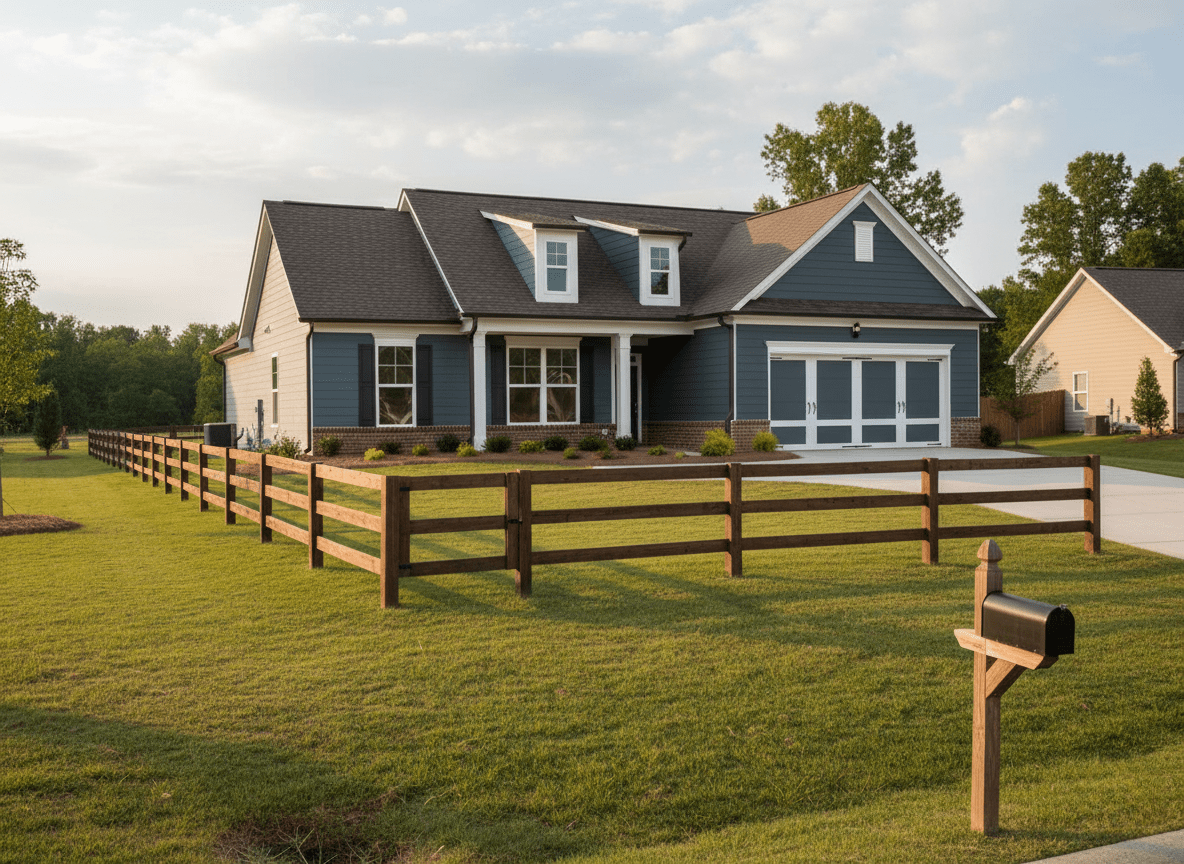 ranch style fencing