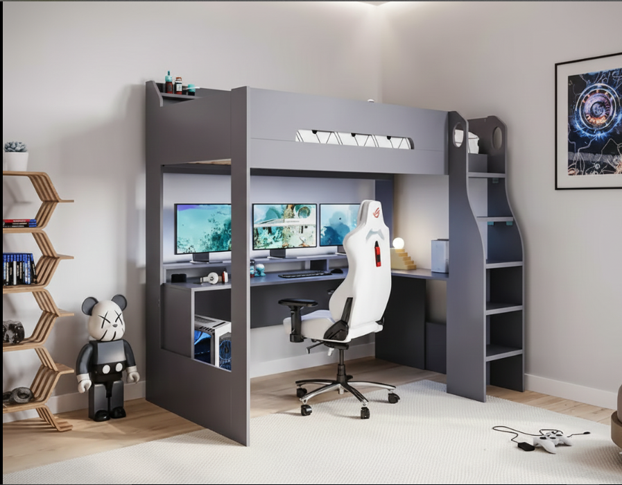 Beds With Built-In Desks or Tables