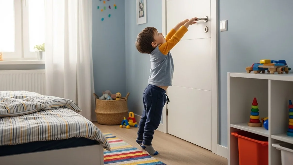 Door Handle Height for Kids’ Rooms